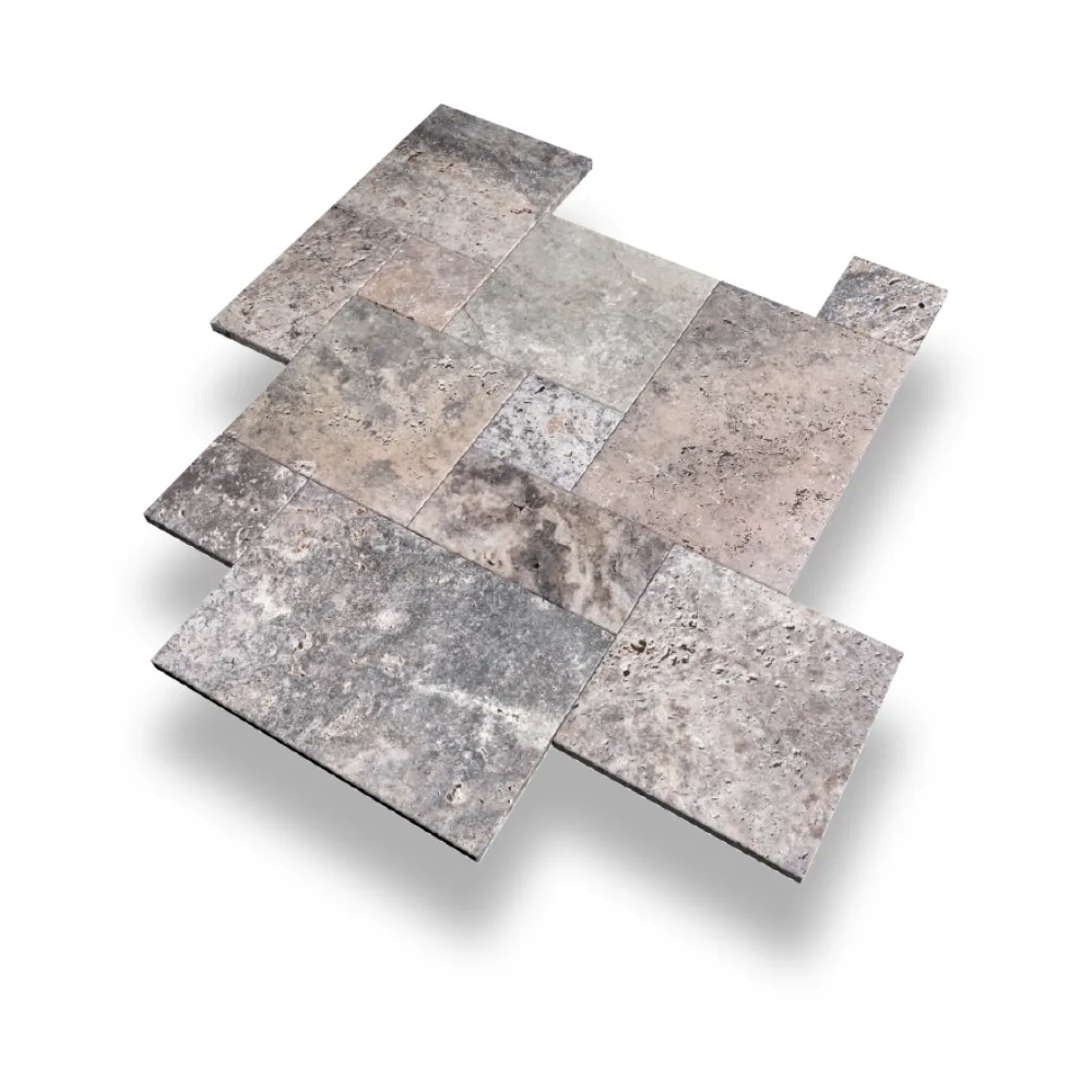 Komplet rzymski trawertynowy Ash Argent - 3cm