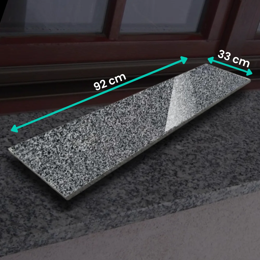 Parapet granitowy G654 Graphite - 92x33x2