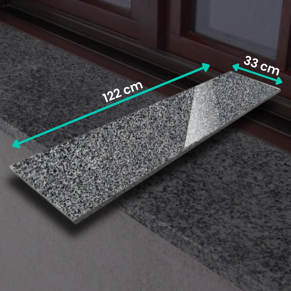 Parapet granitowy G654 Graphite - 122x33x2