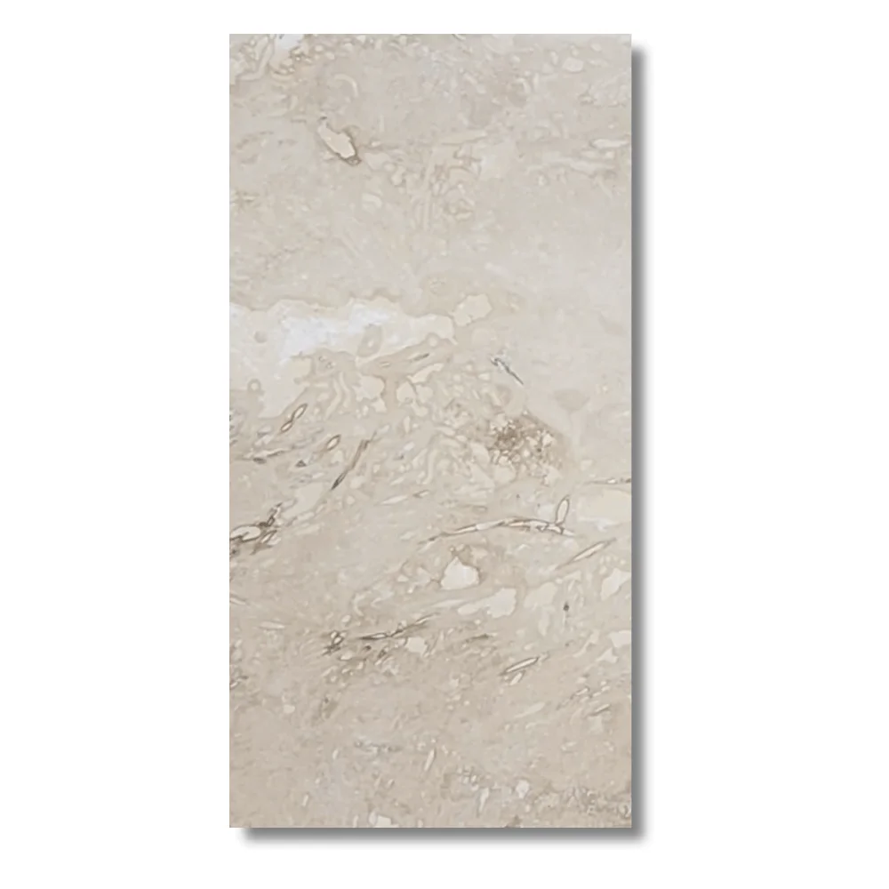 Płytka trawertynowa Bianco Classic Cross - 40,6x61x1,2