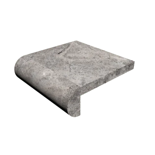 Obrzeże basenowe trawertynowe Silver Greige - 40,6x61