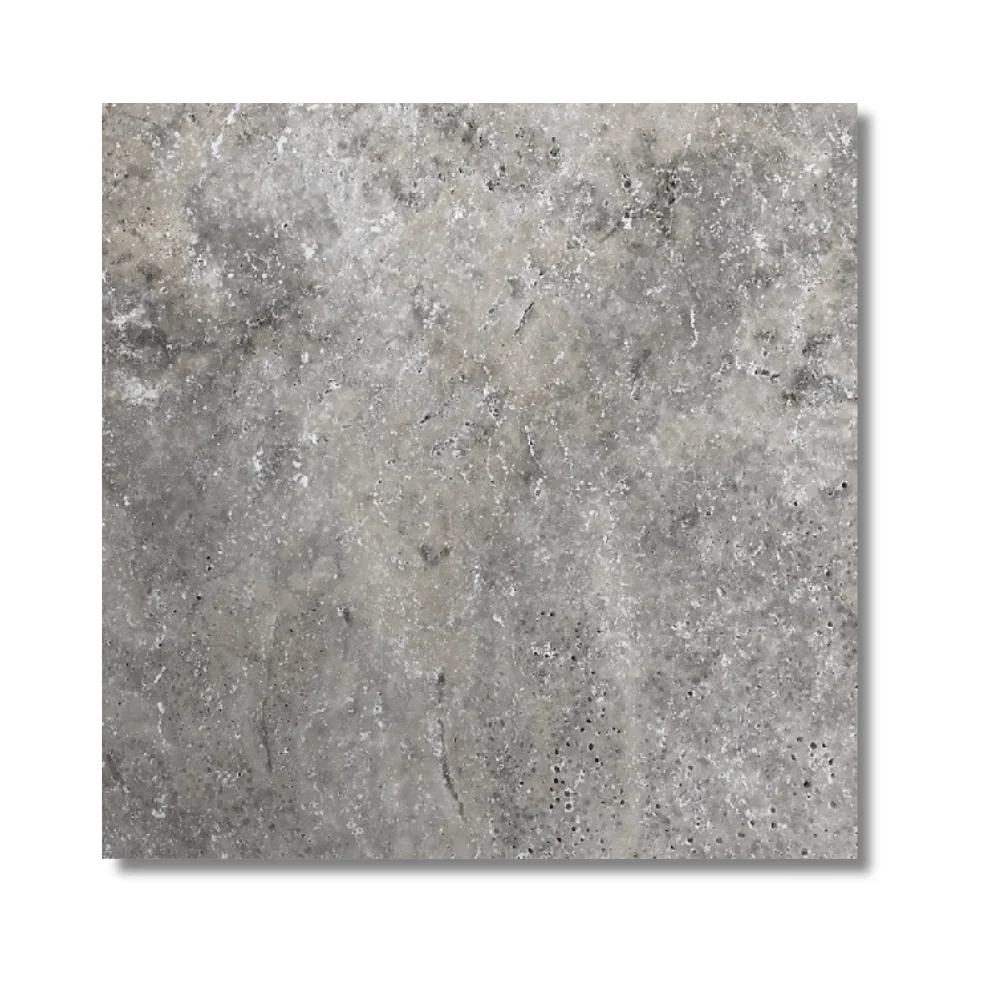 Płytka trawertynowa Silver Premium – 40,6×40,6×1,2