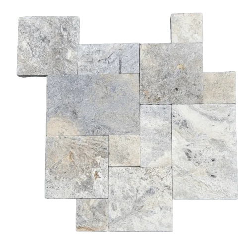 Komplet rzymski trawertynowy Silver Premium