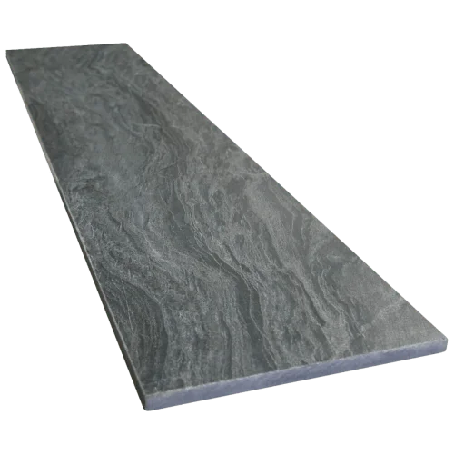 Stopnica kwarcytowa Silver Grey - 150x33x2