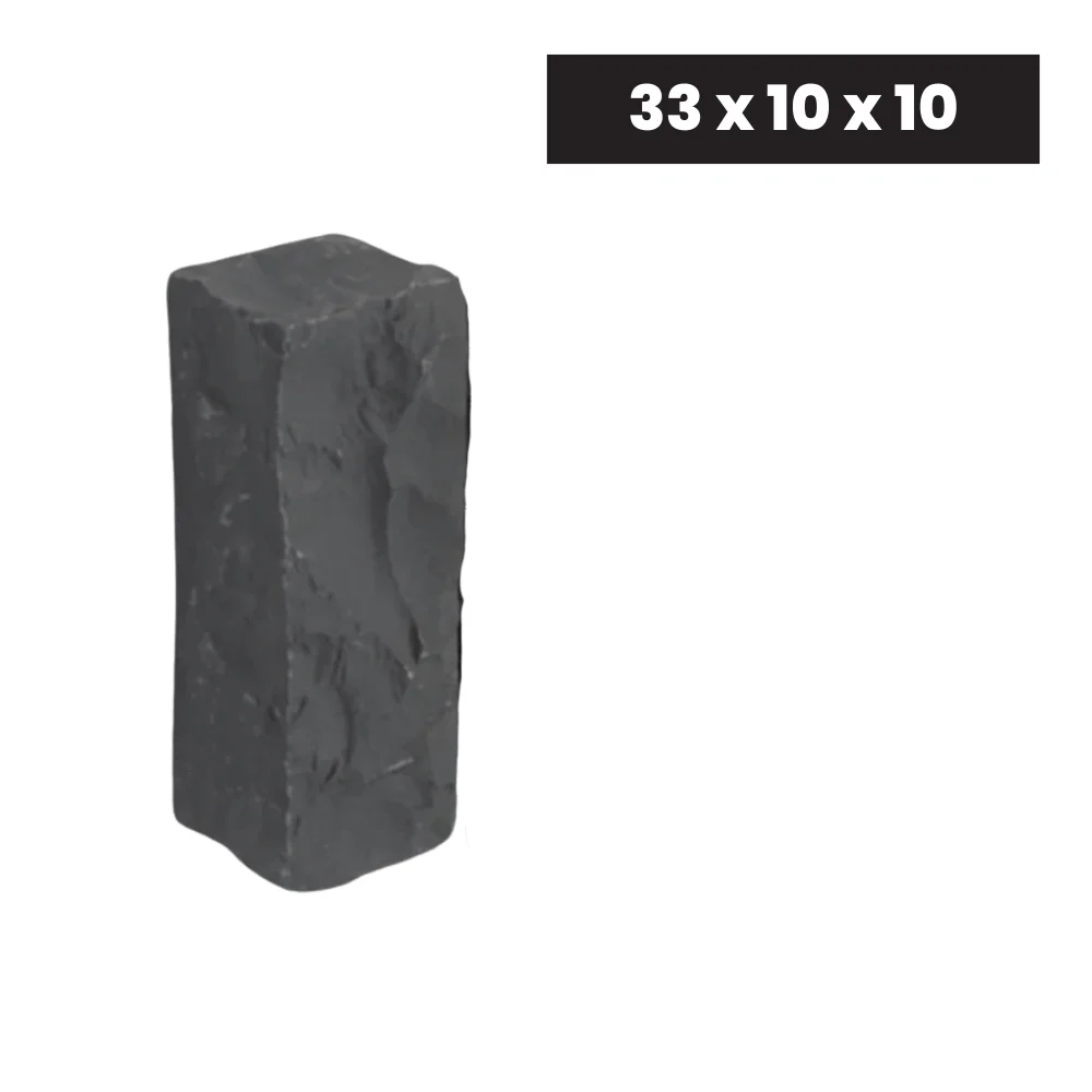 Palisada granitowa G690 Bazalt Black - 33x10x10