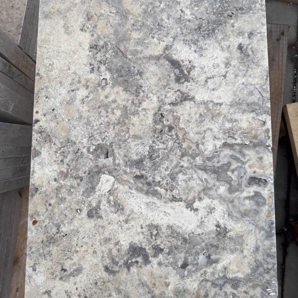 Płytka trawertynowa Silver Latte - 61x61x3 - obrazek 4