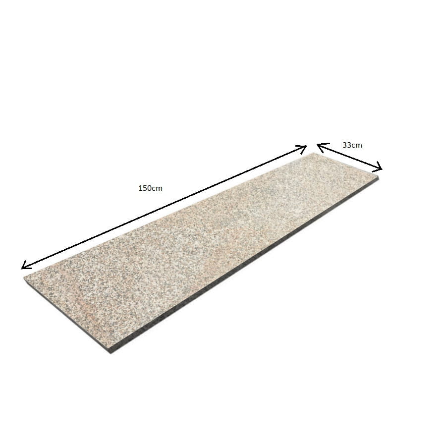 Stopnica granitowa G682 - 150x33x2