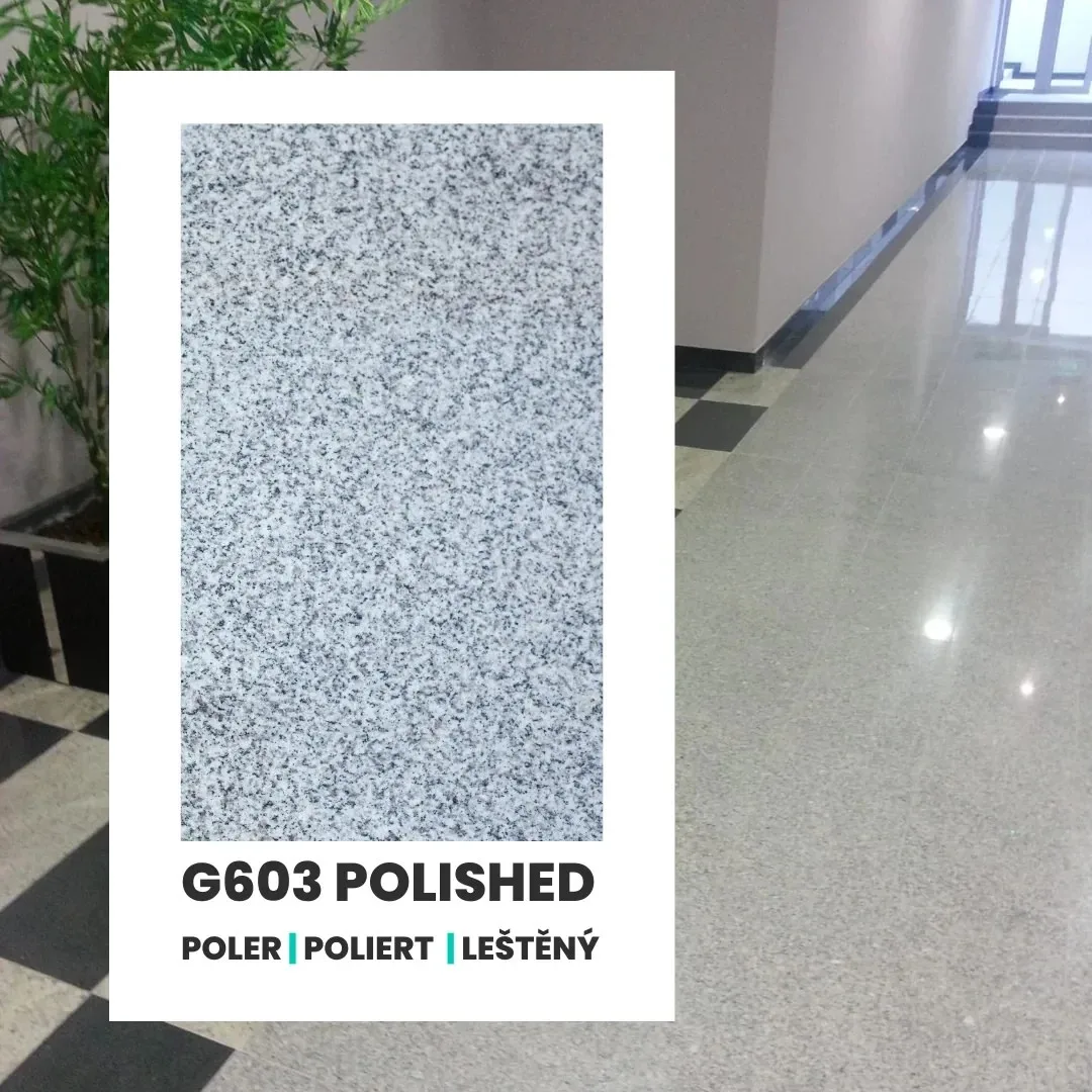 Próbka granitowa G603 Poler i Płomień
