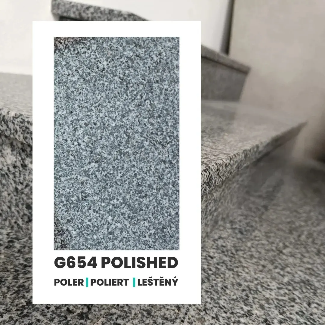 Próbka granitowa G654 Poler i Płomień