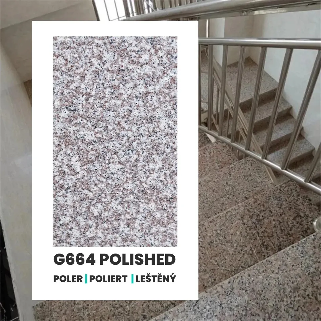 Próbka granitowa G664 Poler i Płomień