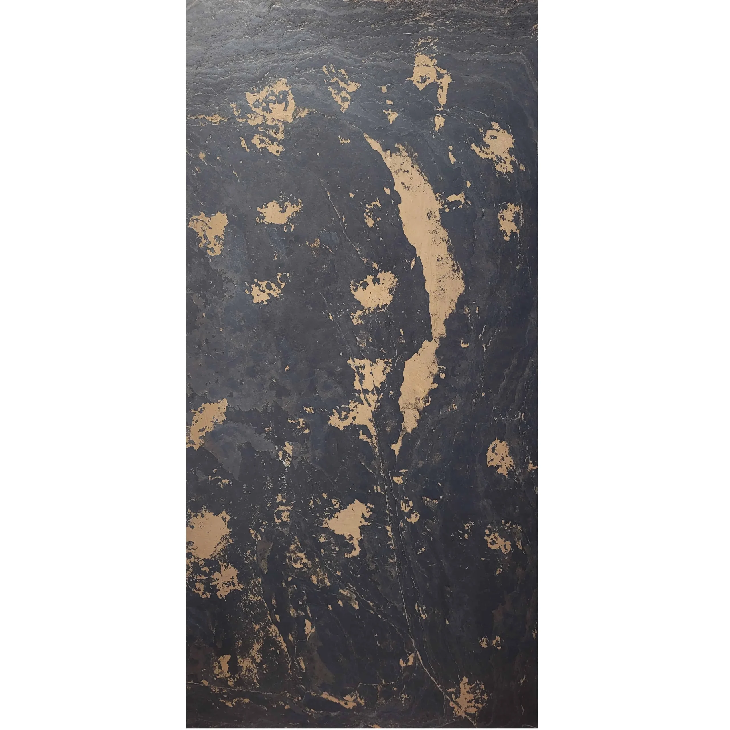 Fornir kamienny Black Slate Gold 122×280×0,2