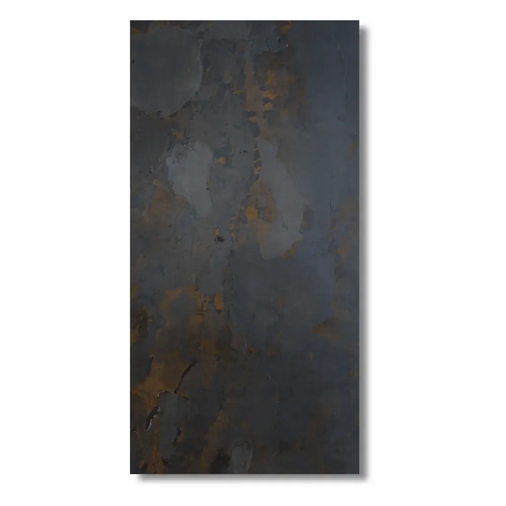 Fornir kamienny Slate Black Gold Line 122×244×0,2