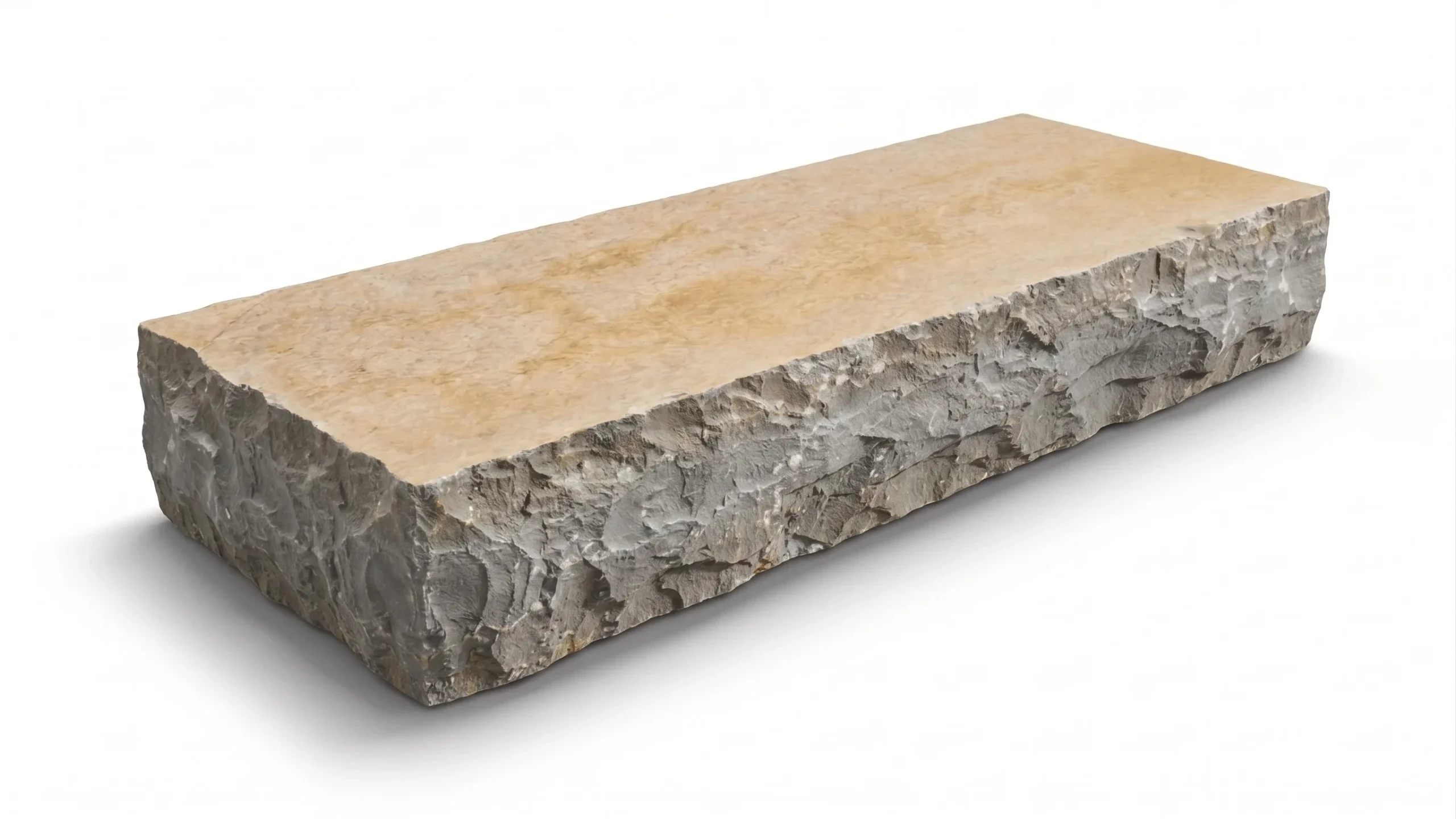 Blok schodowy wapienny Tandur Yellow Limestone 100×35×15